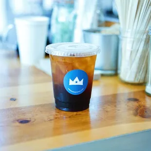Our Cold Brews are made with cold brew concentrate, classic syrup, and water. Great for a boost on a warm Florida day.