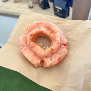 Strawberry donut