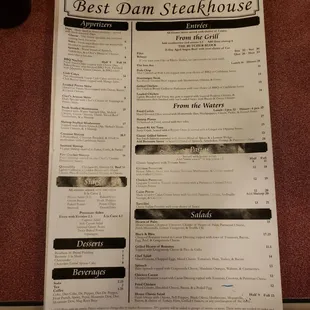 New Menu, Front