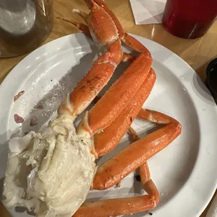 Sometimes crab legs are big