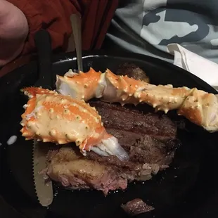 King Crab And Prime Rib.