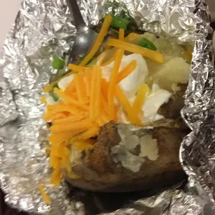 A baked potato, clearly