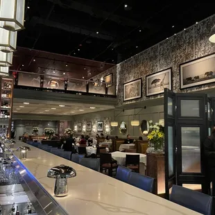 From our seat at the bar - loves the decor!