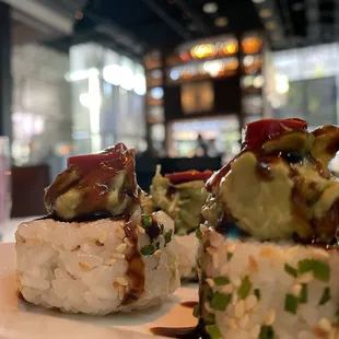 Fire cracker sushi