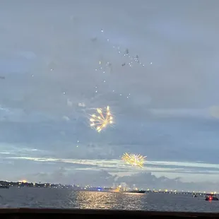 View of fireworks