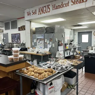 a variety of baked goods