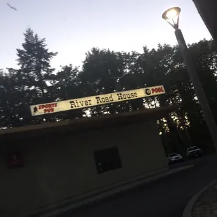 outside