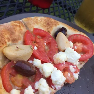 The White pizza in all it's delicious glory!