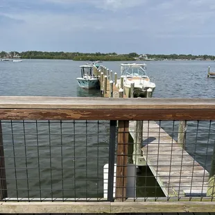 Two of by sea. This place is packed in the parking lot but not at the docks.