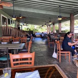 Sitting area is lovely. Outdoor and fully covered. dog friendly too!