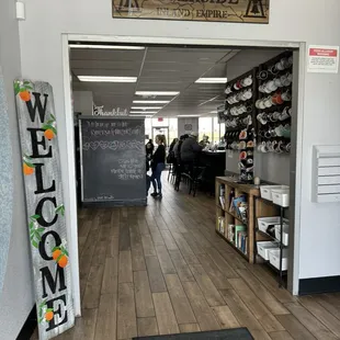 Inside