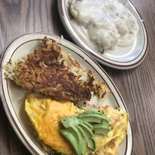 Riverside Veggie Omelette