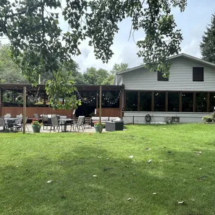 From the Wabash looking at the patio