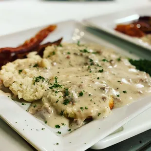 Biscuits and gravy