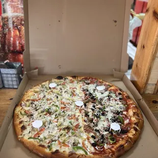 Huge pizza