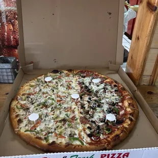 Huge pizza