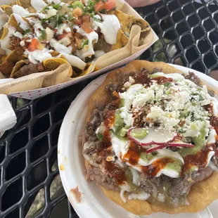 Fried tacos &amp; nachos