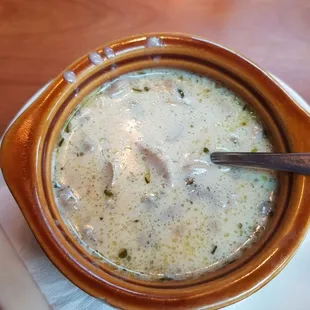 Housemade cream of mushroom