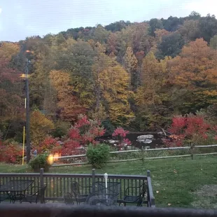 outside