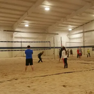3 indoor vball courts
