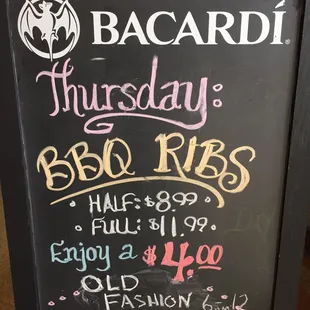 Thursday Feature Board