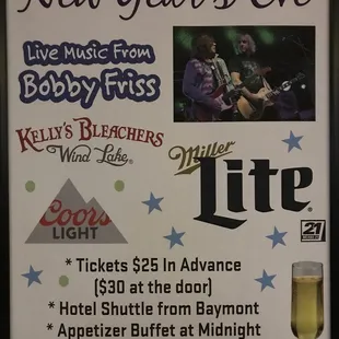 Bobby Friss Band NYE