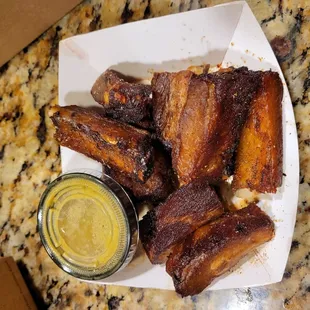 Buffalo bones, they are more of a appetizer.