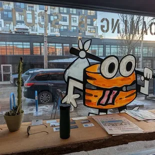 Small countertop where you can eat in