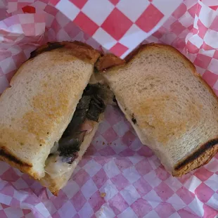 Mushroom and onion panini?