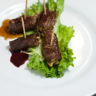 Stuffed Steak Rolls