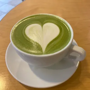 Me time! Matcha latte and oat milk