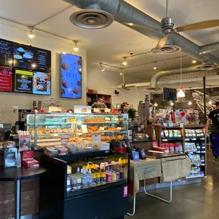 the interior of the restaurant