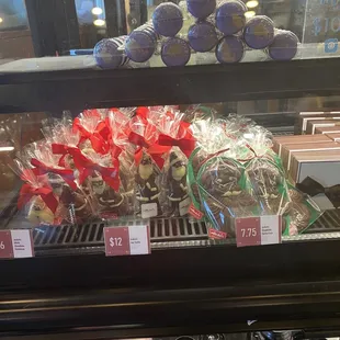 a variety of desserts