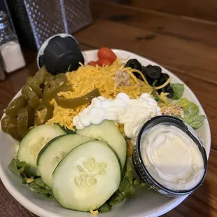 Rotisserie Salad with housemade ranch