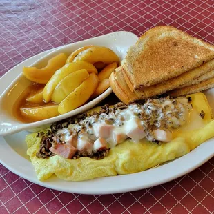 Wild rice omlet