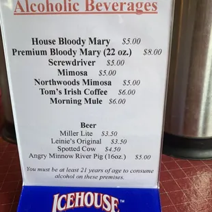 Drink specials