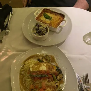 Chicken Ricca and lasagna