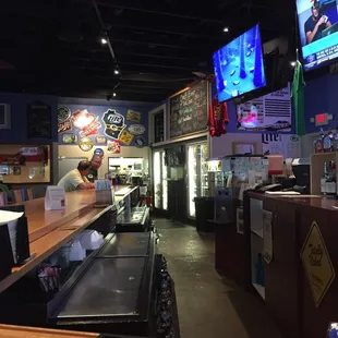 Empty on a Thursday afternoon