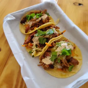 Pork Street Tacos! 
 Coming soon on our Summer 2020 Menu!