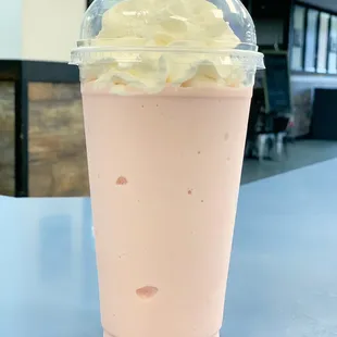 Strawberry White Mocha Frappe