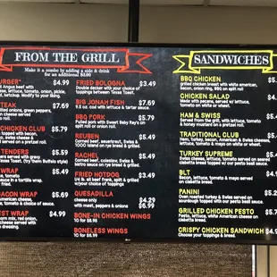 Menu August 2019.