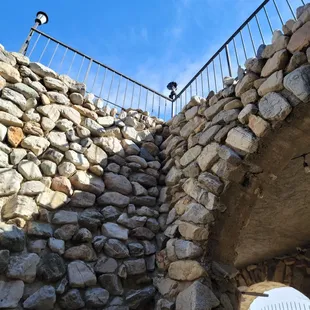Part of the structure viewed from the patio.