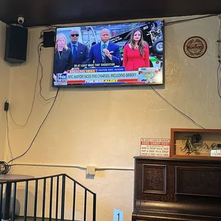 Television and piano