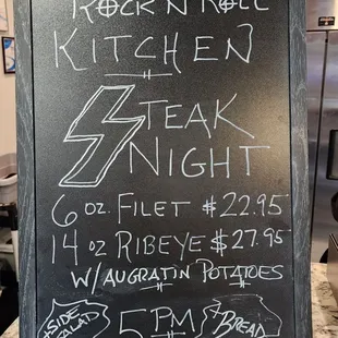 Steak Night