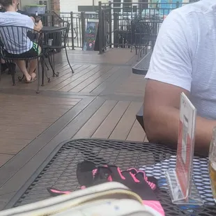 Plenty of open seats on the patio today!