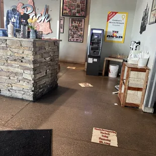 Seriously? Still have the "Stay 6Ft Away" stickers on the floor????