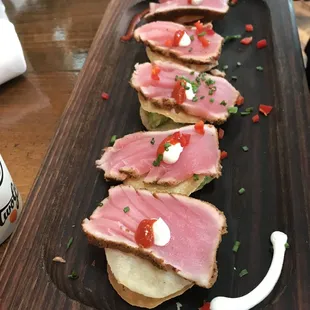 Seared Ahi Tostadas