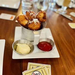Tater tots from the brunch menu