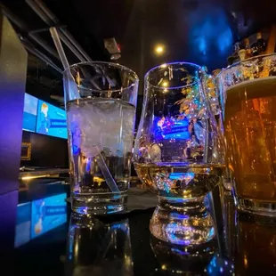 The Trio - water, Tequila, and Beer