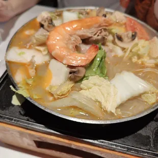  close up of a bowl of soup